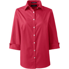 School Uniform Women's Tall 3/4 Sleeve Broadcloth Shirt
