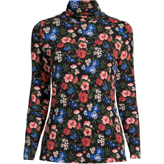 Petite Lightweight Jersey Long Sleeve Turtleneck