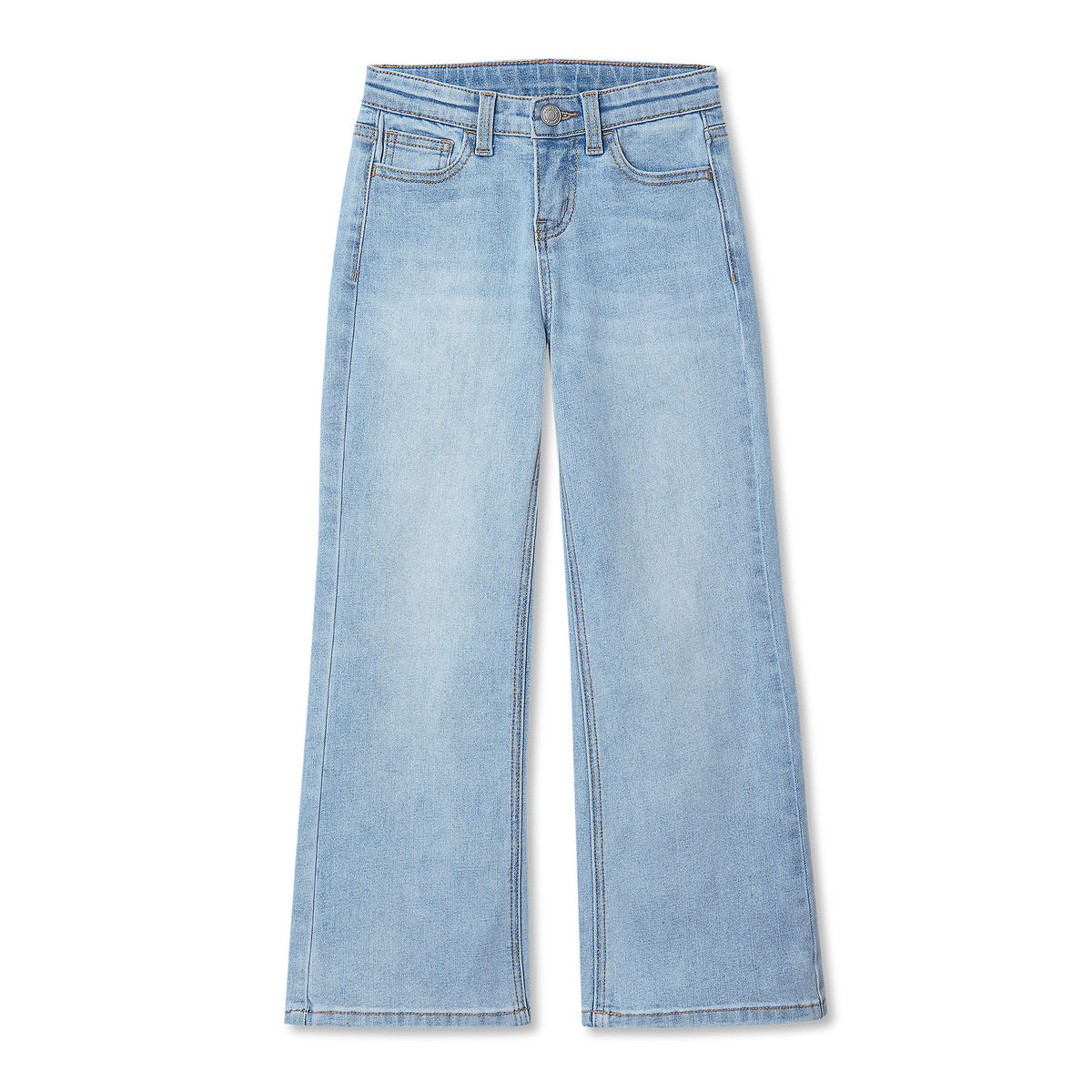 Girls Wide Leg Denim Jeans
