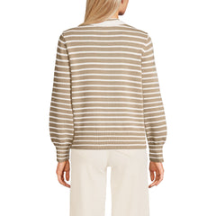 Women's Petite Drifter Set in Sleeve Vneck Sweater
