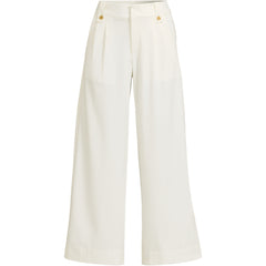 Women's Soft Polish High Rise Wide Leg Crop Pants