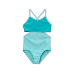 Girls X-Back One Piece Swimsuit