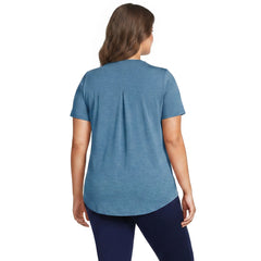 Women's Plus Size Short Sleeve Cooling Performance Tunic Tee