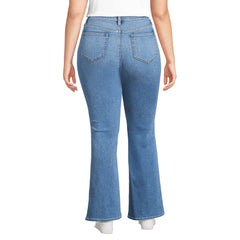 Women's Plus Size Recover Denim High Rise Flare Jeans