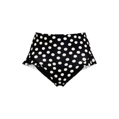 Women's Ruffle High Waisted High Leg Bikini Bottoms