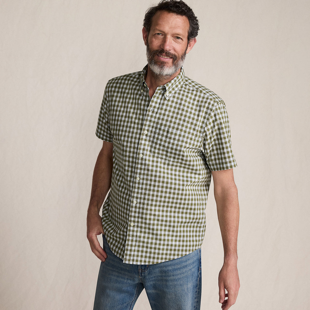 Men's Short Sleeve Poplin Shirt