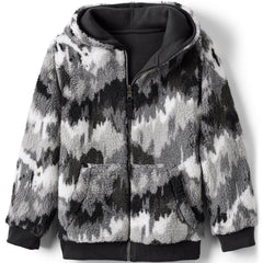 Kids Reversible Sherpa Fleece Hoodie