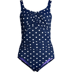 Women's Plus Size DDD-Cup SlenderSuit Carmela Underwire Tummy Control One Piece Swimsuit