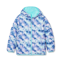 Girls FeatherFree TM Reversible Hooded Jacket