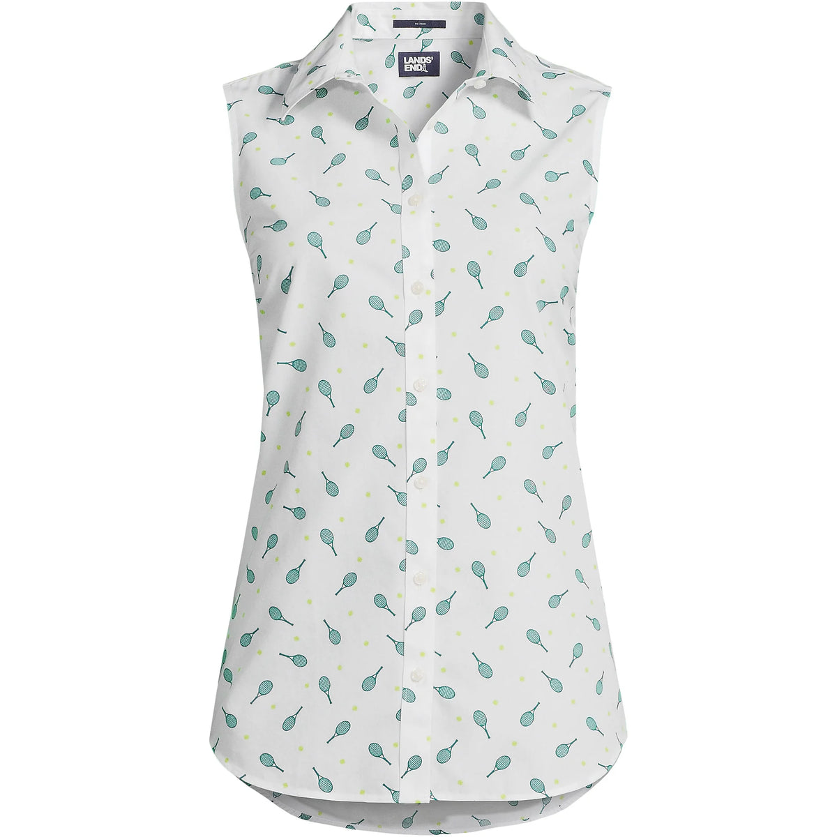 Women's Plus Size No Iron Sleeveless Shirt