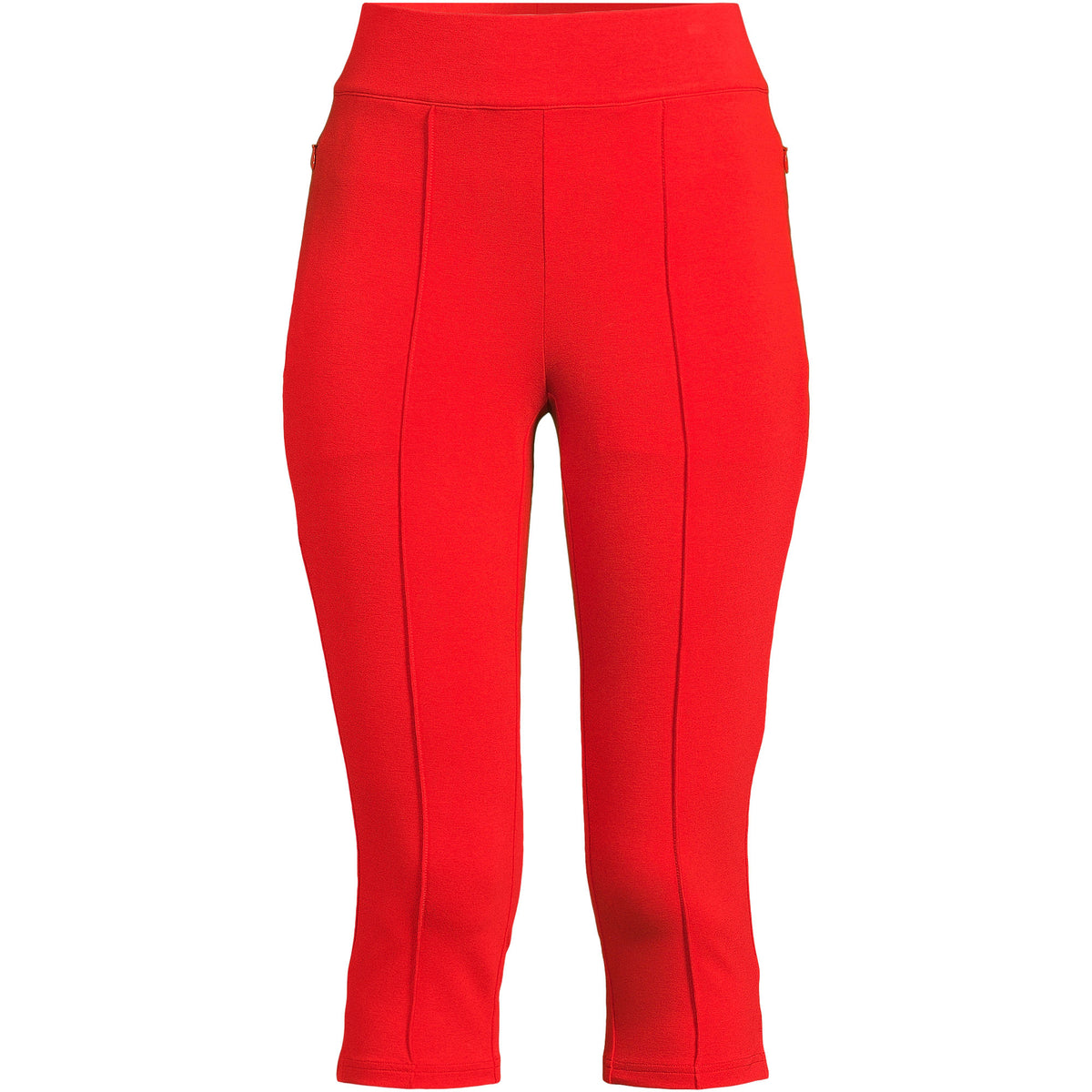 Women's Starfish High Rise Pintuck Capri Pants