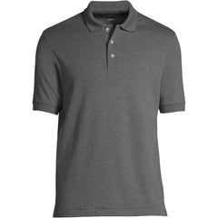 School Uniform Men's Big Banded Cuff Short Sleeve Supima Cotton Polo Shirt
