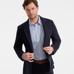 Men's Tall No Iron Supima Cotton Pinpoint Straight Collar Dress Shirt