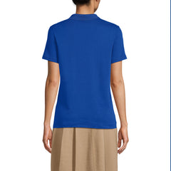 School Uniform Women's Short Sleeve Feminine Fit Interlock Polo Shirt