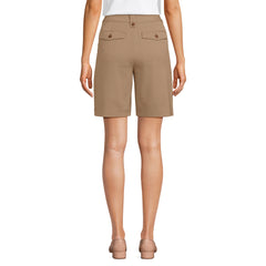 Women's Soft Polish High Rise Pleated 10" Shorts