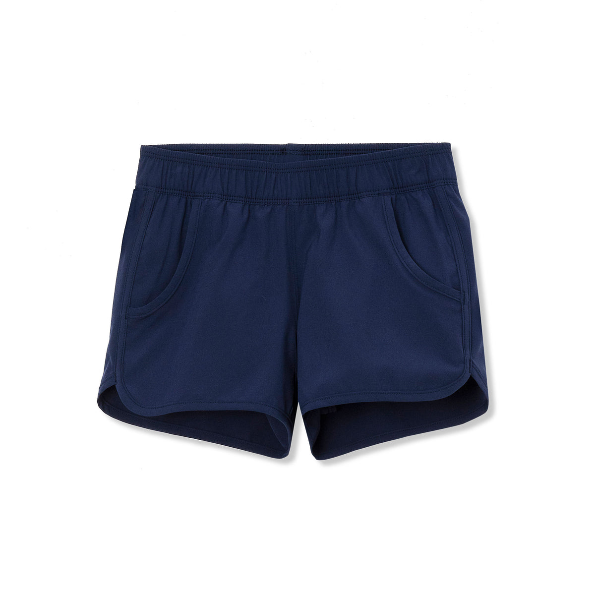 Girls Plus Chlorine Resistant Stretch Woven Swimsuit Shorts