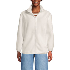 Women's Petite Cozy Sherpa Full Zip Fleece Jacket