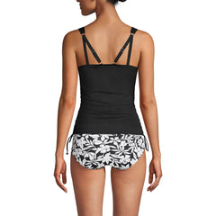 Women's DD-Cup Chlorine Resistant Underwire Tankini Swimsuit Top