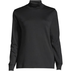 Women's Long Sleeve Supima Mock Turtleneck