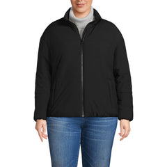 Women's Plus Size Insulated Wide Channel Commuter Jacket