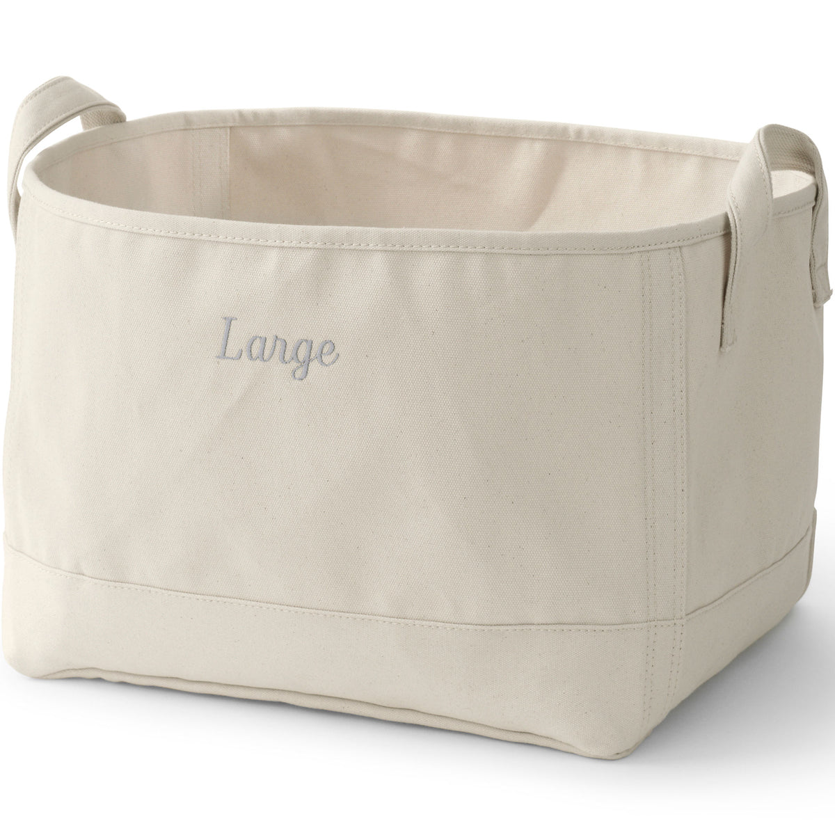 Large Canvas Storage Tote
