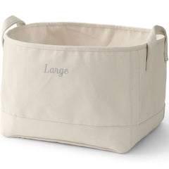 Large Canvas Storage Tote