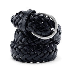 Women's Leather Braided Belt