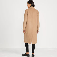 Women's Insulated Double Breasted Wool Coat