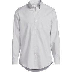 Men's Big and Tall No Iron Supima Cotton Pinpoint Buttondown Collar Dress Shirt