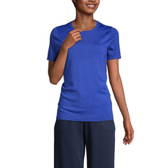 Women's Petite Short Sleeve Performance Sweater