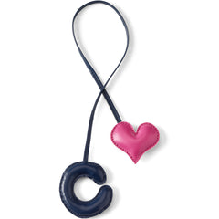 Letter C Faux Leather Bag Charm