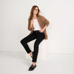Women's Tall Mid Rise Straight Leg Jeans