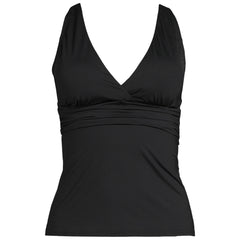 Women's DD-Cup V-Neck Plunge X Back Tankini Top