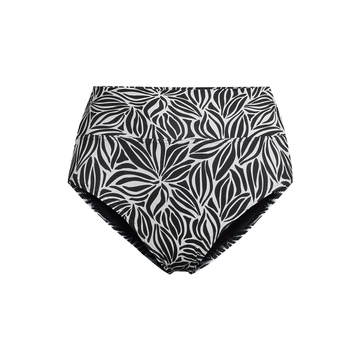 Women's Chlorine Resistant Pinchless High Waisted Bikini Bottoms