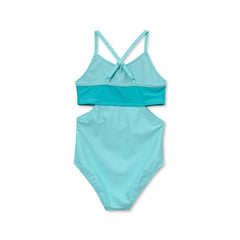 Girls X-Back One Piece Swimsuit