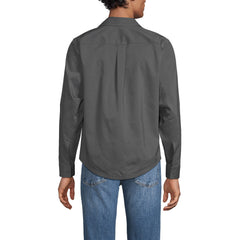 School Uniform Men's Big Ripstop Long Sleeve Utility Work Shirt