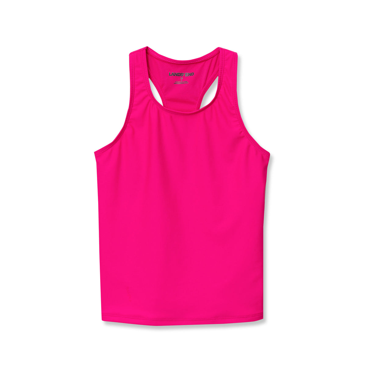 Girls Slim Chlorine Resistant Racer Back Tankini Swim Top