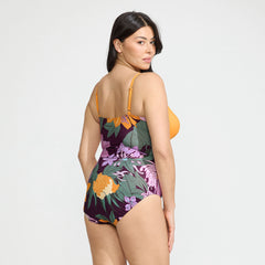 Women's Plus Size O-Ring Monokini One Piece Swimsuit