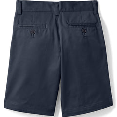 Boys Slim Plain Front Blend Chino Shorts
