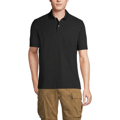 Men's Short Sleeve Basic Mesh Polo Shirt