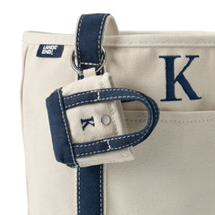 Pre-Monogrammed Letter K Micro Canvas Tote