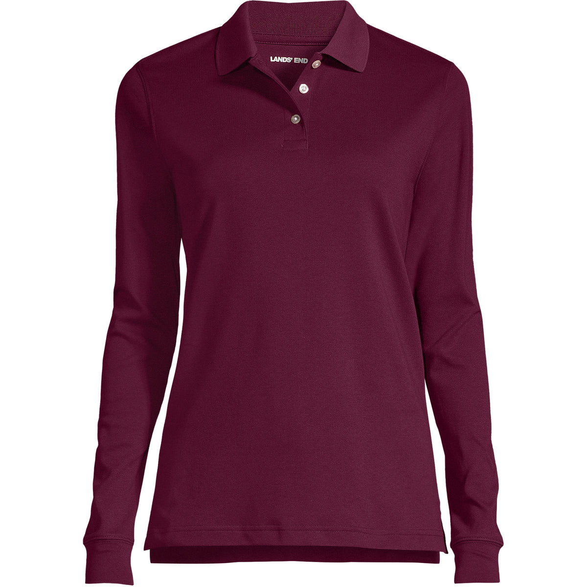 Women's Long Sleeve Interlock Polo Shirt