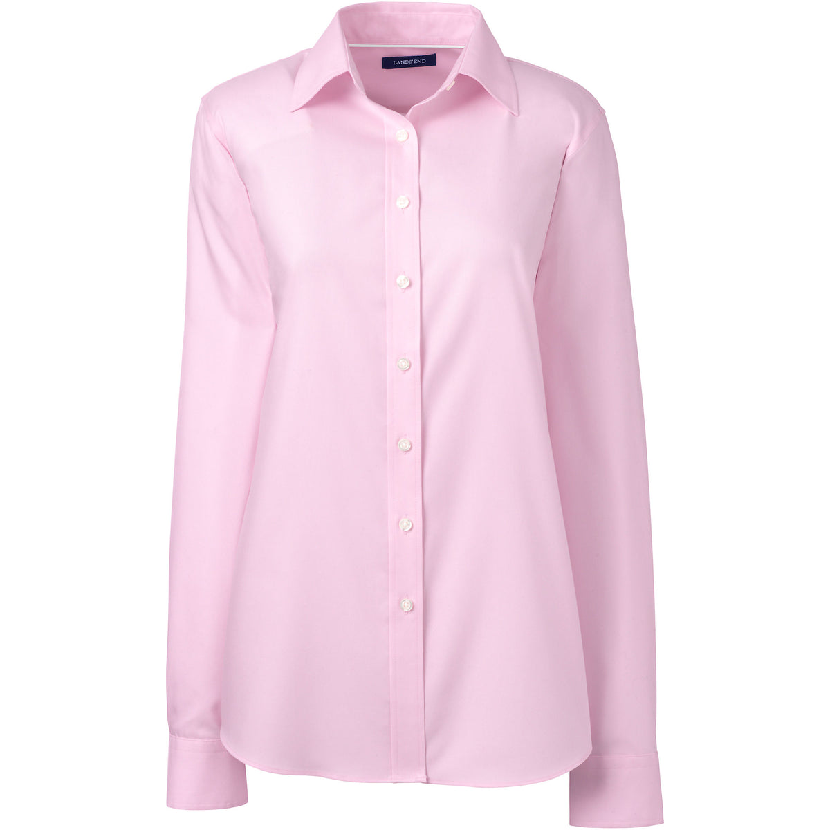 Women's Plus Size No Iron Pinpoint Shirt
