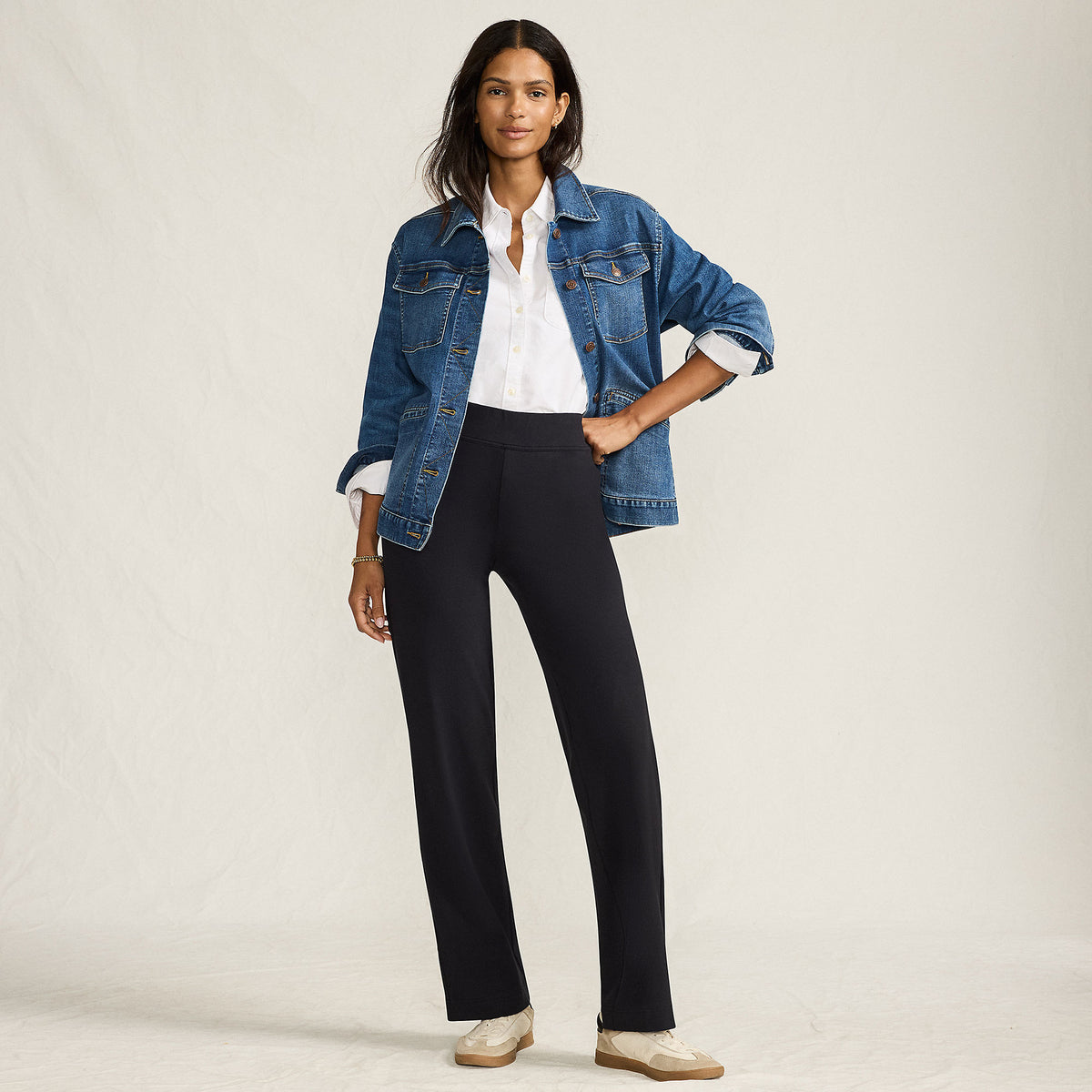 Tall Starfish Mid Rise Straight Leg Pants