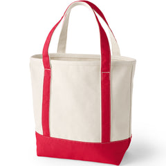 Pre-Monogrammed Letter K Canvas Tote Bag
