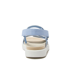 Women's Comfort Adjustable Gingham Sandals