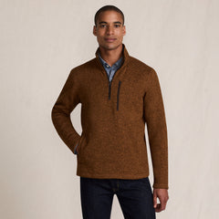 Men's Sweater Fleece Quarter Zip Pullover