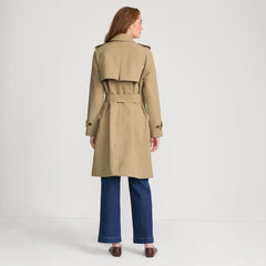 Women's Petite Squall Waterproof Modern Trench Raincoat