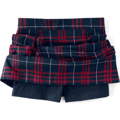 Girls Plaid Skort Top of Knee