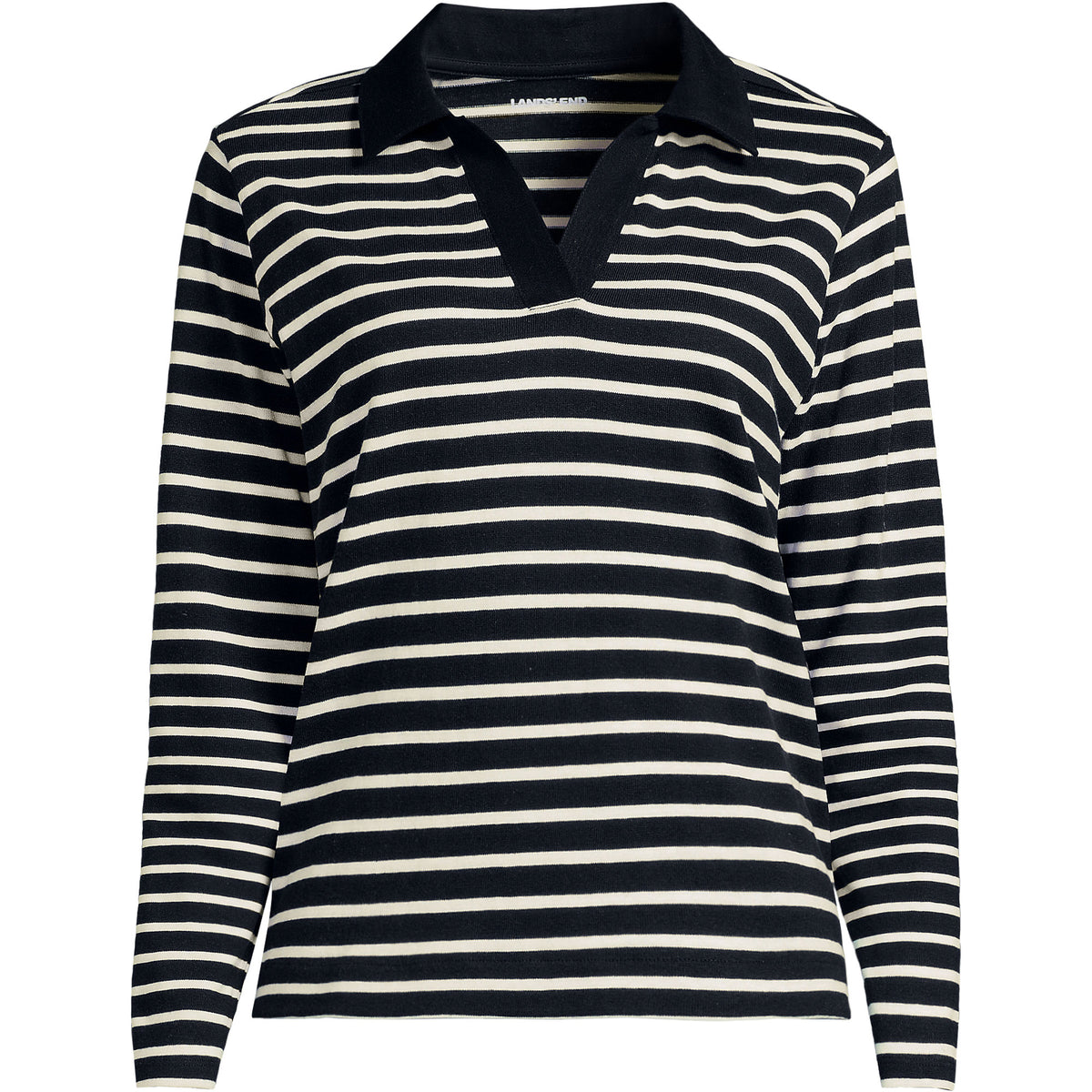Women's Long Sleeve Mariner Johnny Collar Polo